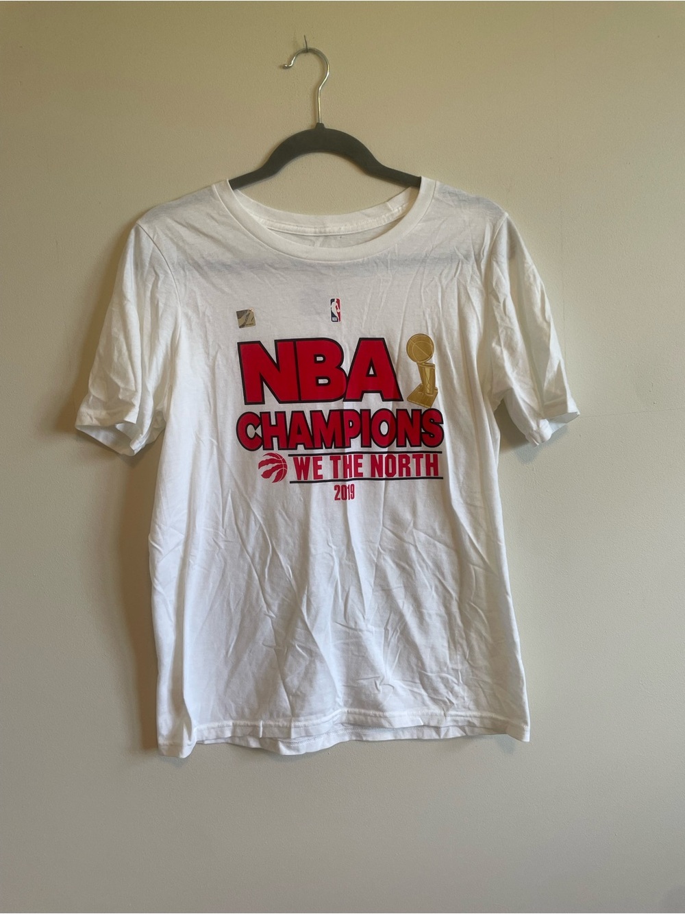 Toronto Raptors 2019 NBA Champions We The North Women’s T-Shirt Size L